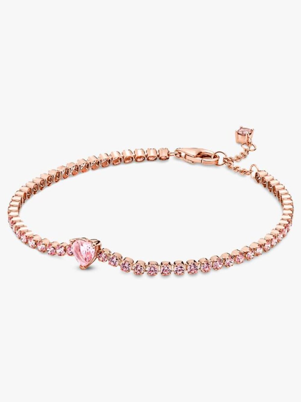 Pandora Sparkling Heart Tennis Bracelet